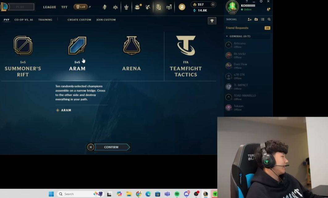 LOL冠军选手认为大乱斗比单排更有价值